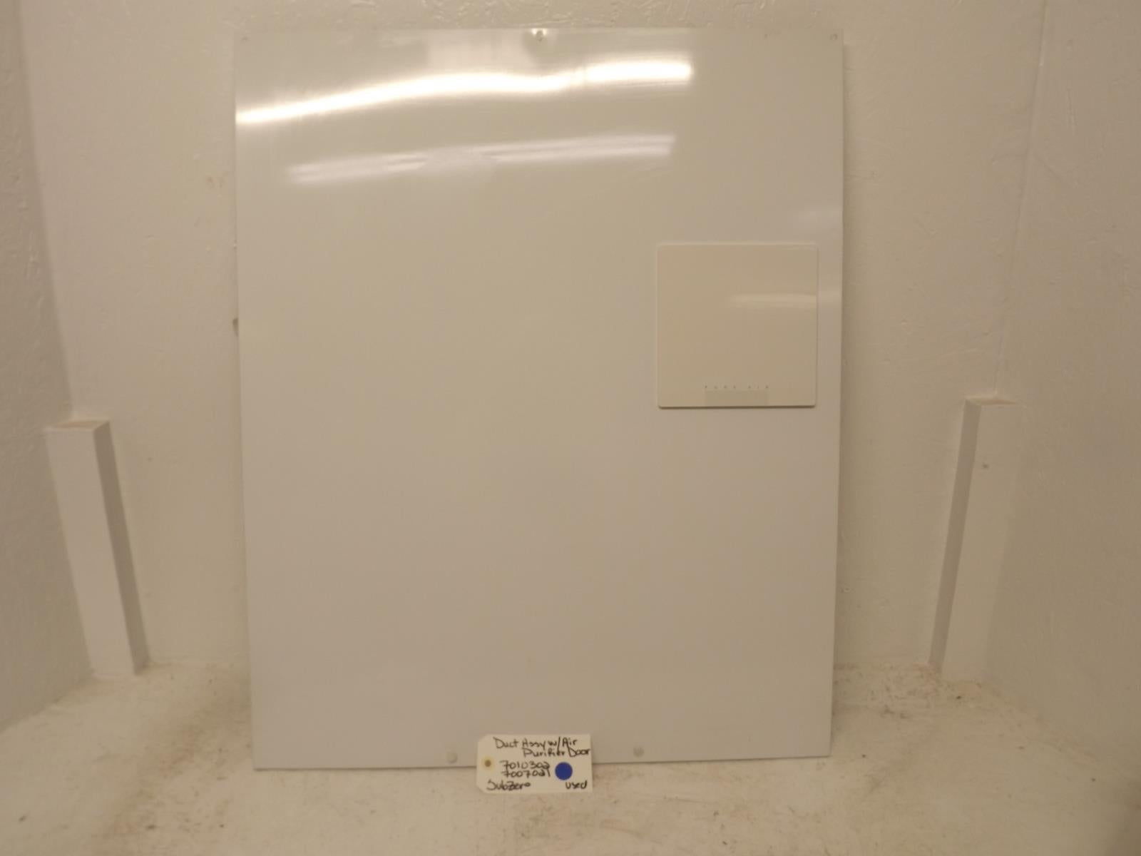 SubZero Refrigerator 7010302 7007021 Duct Assy w/Air Purifier Door Used SubZero Refrigerator 7010302 7007021 Duct Assy w/Air Purifier Door Used